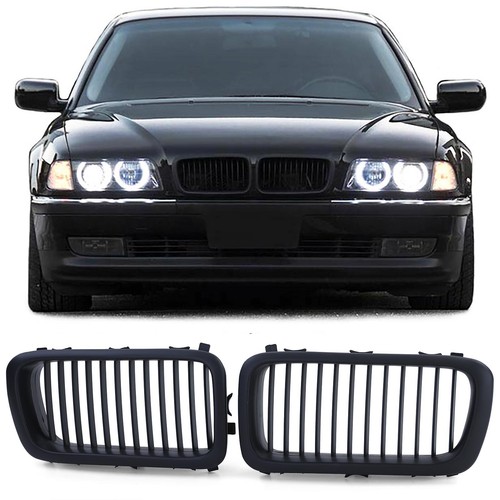 Sport Kühlergrill Performance Schwarz Matt passend für BMW 7er E38 94-01 - Afbeelding 1 van 8