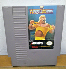WWF! ~WrestleMania! ~Acclaim! ~Nintendo! ~NES! ~Video Game Cartridge! ~No Case!