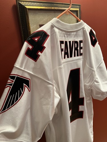 Mitchell & Ness Brett Favre Atlanta Falcons White 1991 NFL Authentic Jersey 40 M - Picture 9 of 9