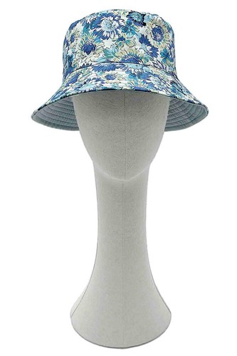 Do Everything in Love Damen trendiger Fischerhut Blumen Hawaii Farbe Wende - Bild 9 von 12