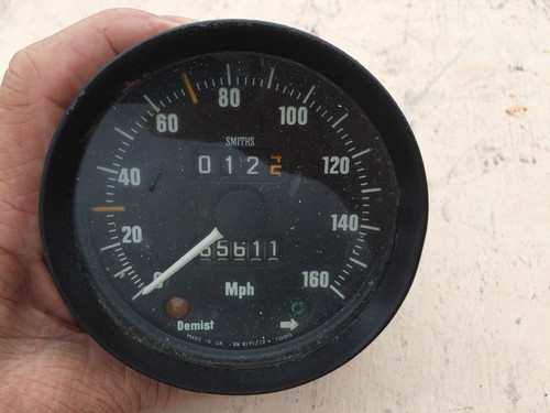 Jaguar XJ12 1974-1979 Original 160 mph Compteur; Avec 65611 Miles, US Voiture - Photo 5 sur 15