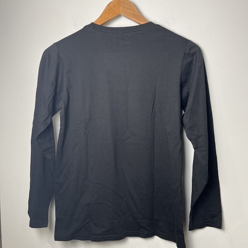 Marvel Black Panther T-shirt Boys Size L Long Sleeve Graphic Crew Neck - Picture 4 of 4
