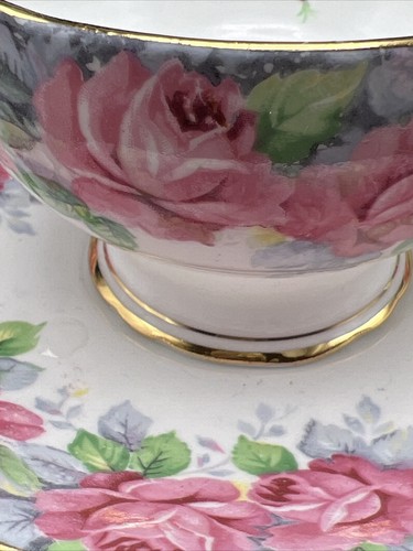 Royal Standard Fine Bone China Rose Of Sharon Open Sugar and Under Plate Set - Picture 6 of 11