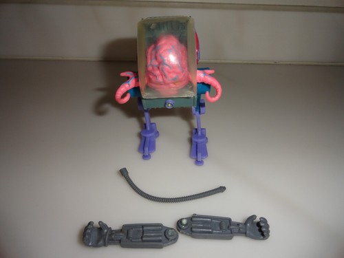 Vintage TMNT Krang Teenage Mutant Ninja Turtle 1989 Playmates Action Figure - Picture 4 of 5