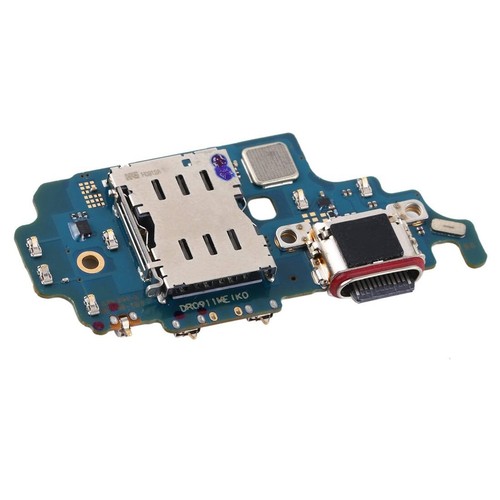 CIRCUIT CONNECTEUR DE CHARGE LECTEUR SIM MICRO DU SAMSUNG GALAXY S21 ULTRA G998U - Photo 2 sur 5