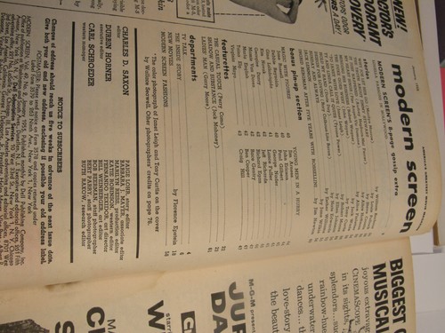 LOT 5 MODERN SCREEN GOSSIP MAGAZINES 1950'S-1960'S AUDREY HEPBURN MARILYN MONROE - Picture 18 of 24