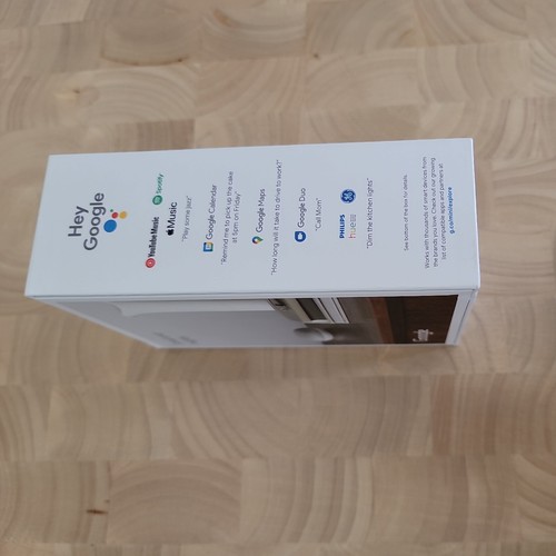 Box only. Google Nest Mini, Second Generation, white, EMPTY BOX ONLY - Picture 4 of 4