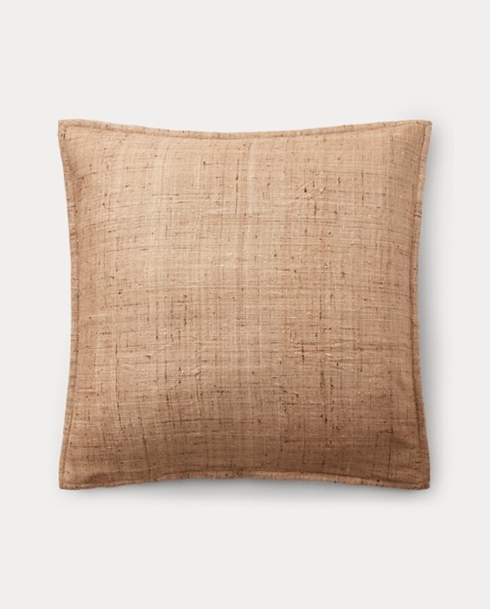 Ralph Lauren Cecily Keeton Pillow Sham Euro Brown for sale online eBay