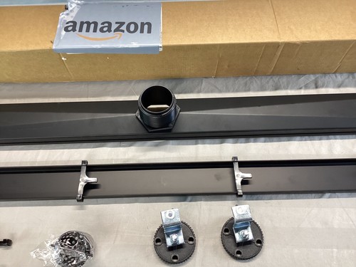 NEODRAIN ZA3-48-T02-PB MATTE BLACK LINEAR SHOWER DRAIN 2 IN 1 FLAT TILE INSERT - Picture 15 of 17
