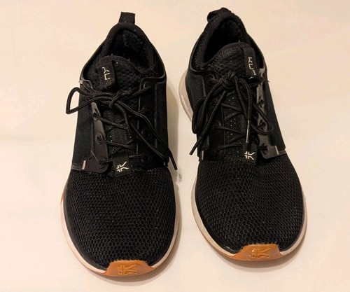Kuru Atom Damen-Sportschuhe US 8,5 tiefschwarz-weiß Walking-Laufschuhe Turnschuhe - Bild 7 von 10
