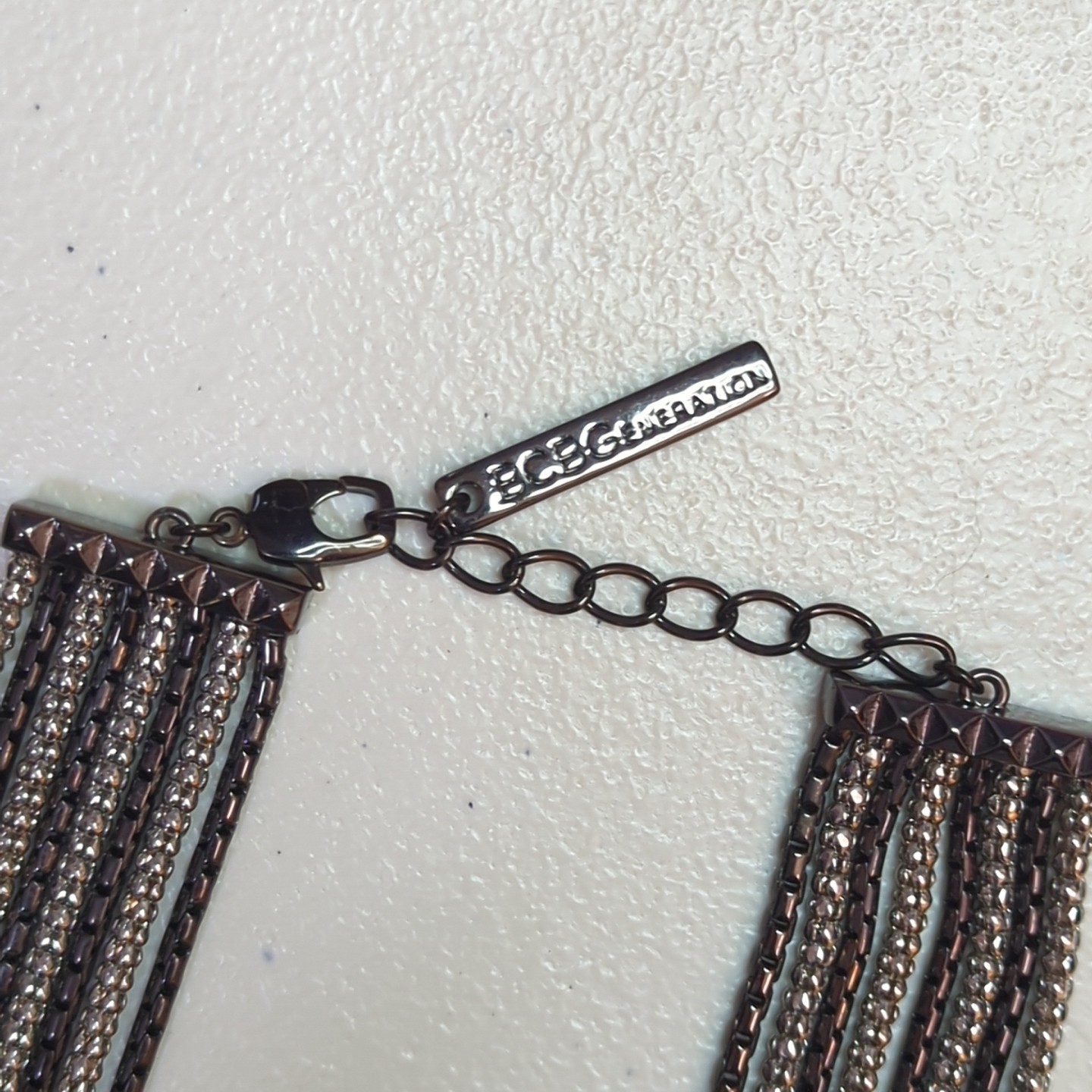 BCBGeneration Statement Choker Necklace Woven Kno… - image 2