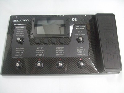 Zoom G6 Multi-Effects Guitar Pedal Amp Modeling w/ Box & Manual, New
