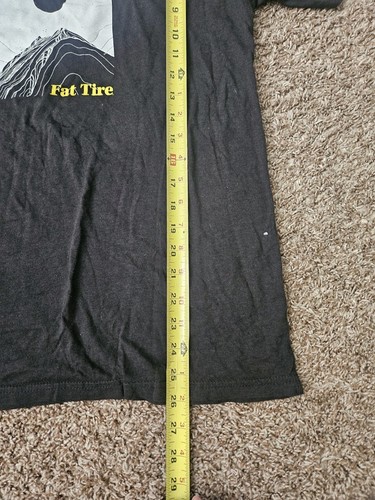 New Belgium Brewing Fat Tire Beer Shirt Mens Black Large - Picture 3 of 4