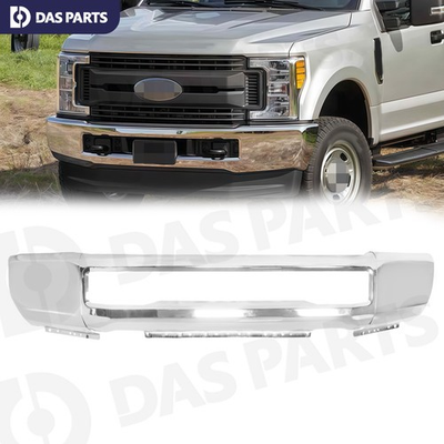 #ad #ad For 2017 19 Ford F250 350 Super Duty Chrome Front Bumper Without Fog Light Hole $169.95