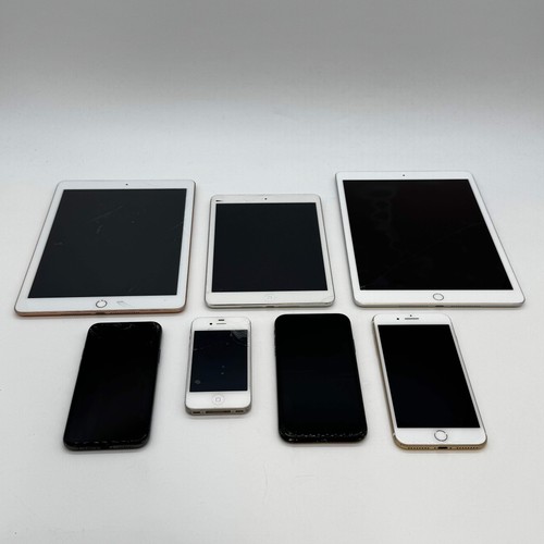 Lot of 8 Apple Devices – iPads + iPhones – XR, 11 Pro, 7 Plus - For Parts/Repair - Photo 2 sur 24