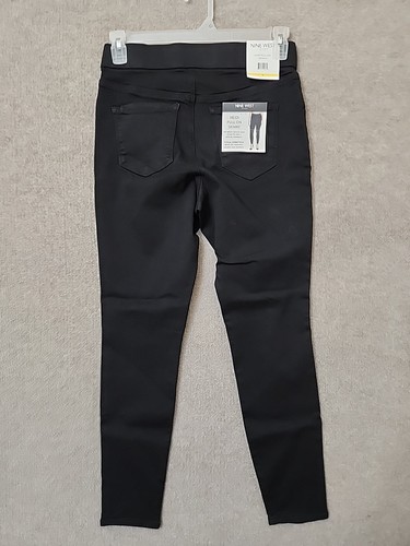 Jeans skinny pull-on Nine West Heidi donna 8 nero yoga elasticizzato NUOVO - Foto 5 di 11