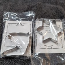 Badge star horseHead Cookie Cutters 2-Pc Set Made in USA by Ann Clark New Sealed