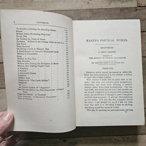 c1800s. Rare. THE POETICAL WORKS OF JOHN KEATS | A. L. Burt | Antique Hardcover - Bild 10 von 15