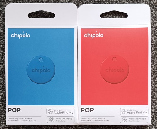 2xChipolo POP Google Find My Device Android Nework/Apple Find My tracker tag - 第 1/2 張圖片