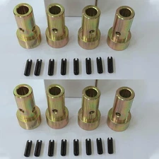 4 Pair of Cat 1 Quick Hitch Adapter Bushing Set fit Category I 3 Point Tractor A