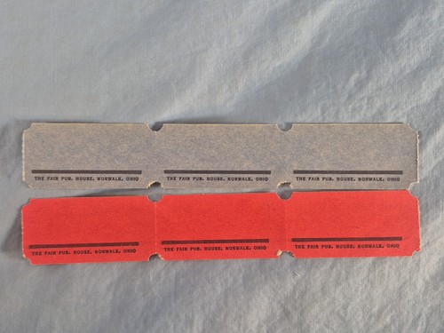 Lot of 6 Vtg CIRCUS FARM Fryburg Maine Me Tickets Child & Adult - Picture 4 of 6