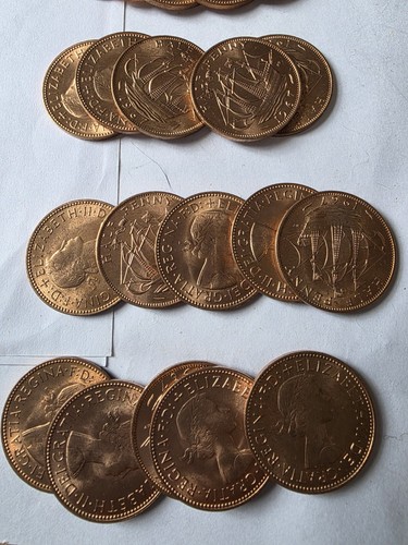 1967 Queen Elizabeth II Great British Half Penny Coin Bronze *RARE* - Picture 4 of 10
