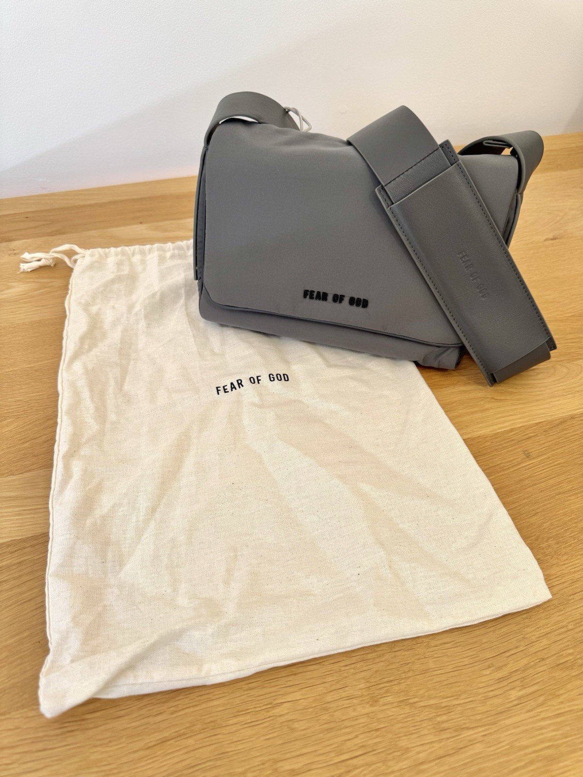 BNWT Fear of God GREY Crossbody Bag Mr Porter Exclusive Jerry Lorenzo Minimal thumbnail 15