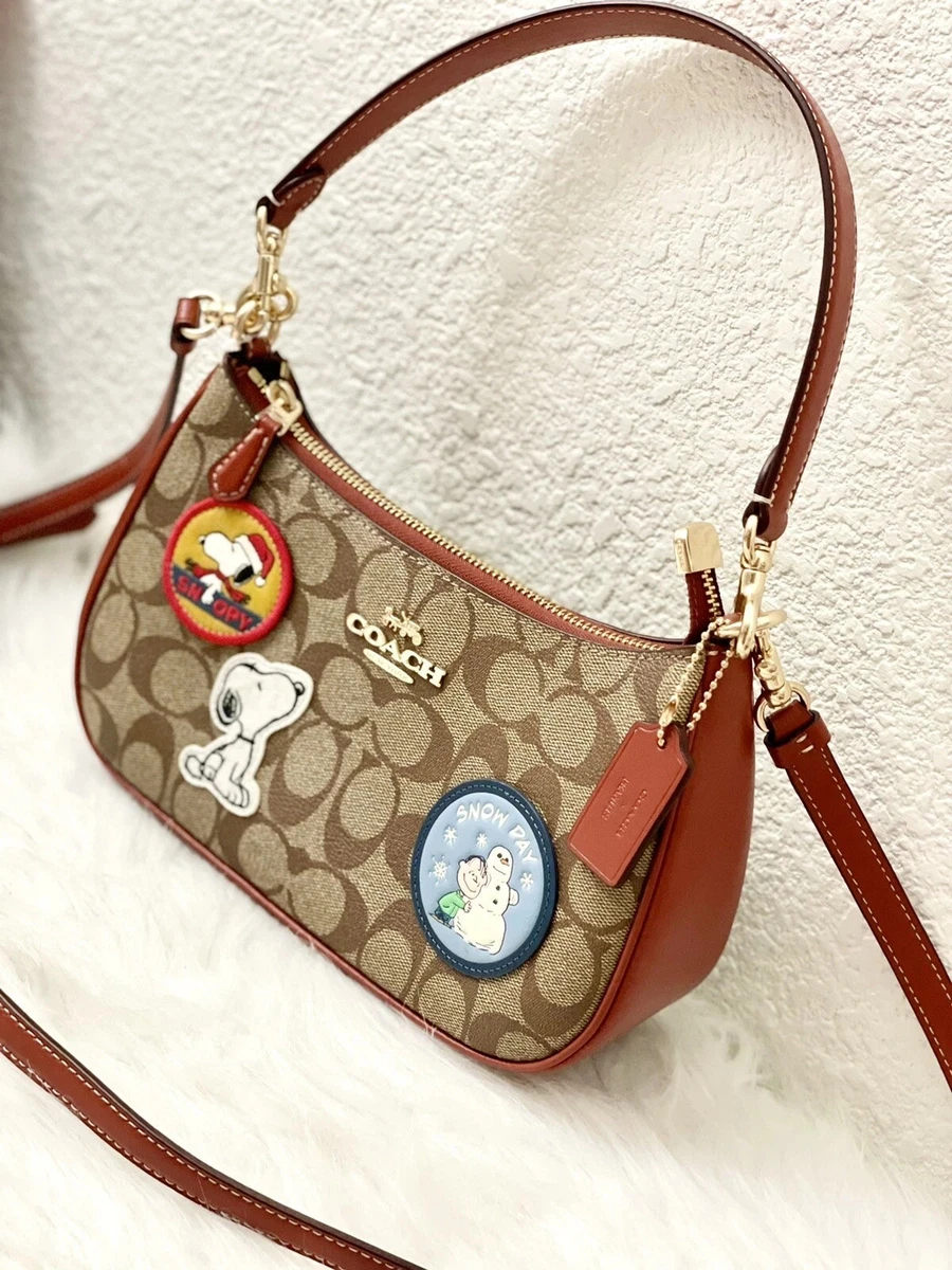 Coach Peanuts Shoulder Bag Medium Bags & Handbags for Women for