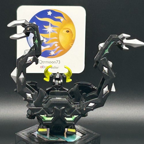 BAKUGAN Krakix & Vicer Black Darkus 650g GUNDALIAN INVADERS ~COMBAT SET~ - Picture 4 of 16