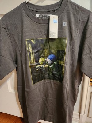 UNIQLO x DORAEMON MEET THE LOUVRE UT Graphic T-Shirt Gray Astronomer- M (Asia L)