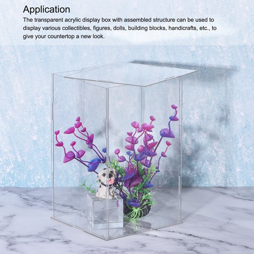 Acryl Vitrine Kunststoffbox Würfel Aufbewahrungsbox transparent 31x11x31cm - Bild 5 von 6