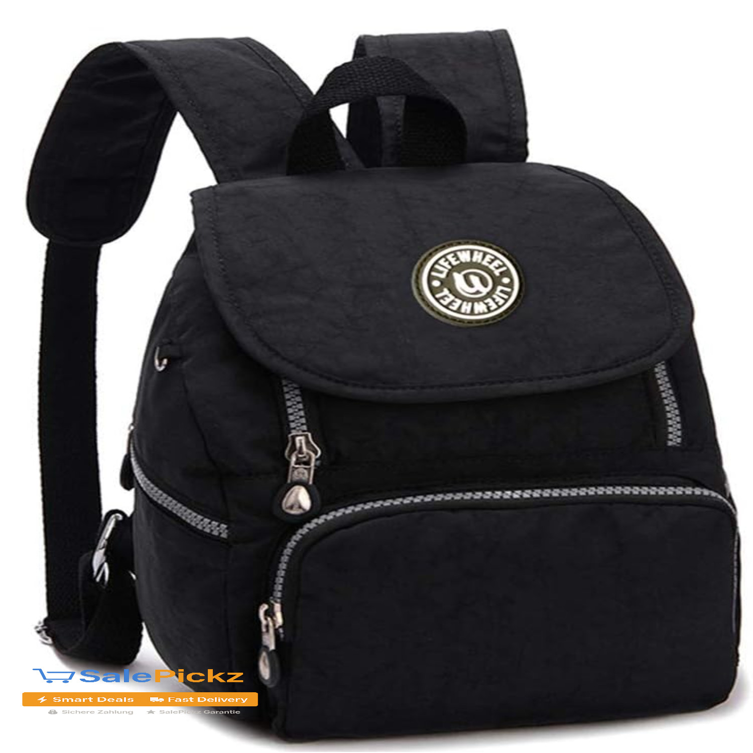 Reisen – Damen Rucksack | Wasserdichter Nylon Daypack mit iPad-Fach