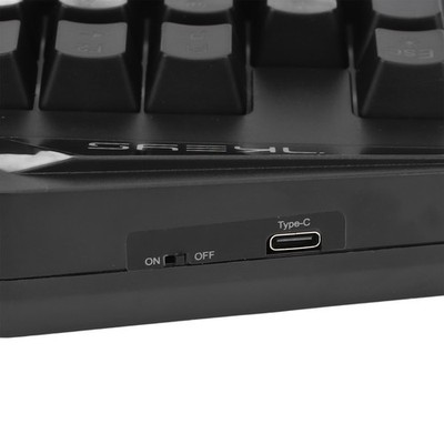 One Handed Gaming Keyboard 2.4G Wireless RGB Lighting ABS 35 Keys Gaming Ke VLTA