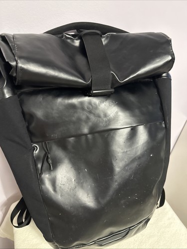 Osprey Transporter Black Backpack Rucksack Roll Top Bag Travel Hand Luggage - Picture 2 of 15