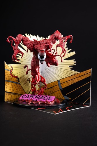 McFarlane Marvel Carnage 1:10th Scale Collectible with Scene (The Amazing Spider - Picture 6 of 8