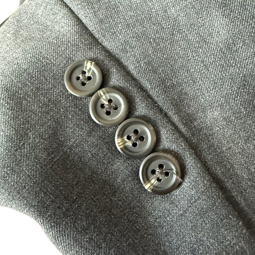 Traje Lauren Ralph Lauren 42 XL Para Hombre 2 Piezas Lana Gris Hecho en Canadá Negocios - Imagen 3 de 11