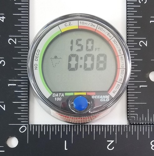Oceanic Data 100 Puck Tauchcomputer Modul + Handbuch #5823 - Bild 10 von 11