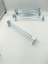 50 Pieces of Metal Scan Hooks  8" Galvanized steel For Slatwalls