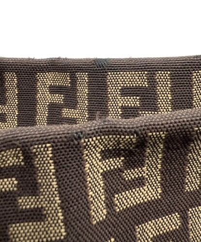 Bolso de Hombro FENDI Lona Calabacín FF Marrón Correa Ajustable USADO desde JP 11233 - Imagen 12 de 15