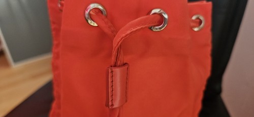Mini Taschenbag, orginal PRADA, orange, Neuwertig, - Bild 3 von 9