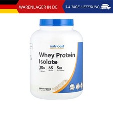 Nutricost, Molkenproteinisolat, geschmacksneutral, 2.268 g (5 lb.)