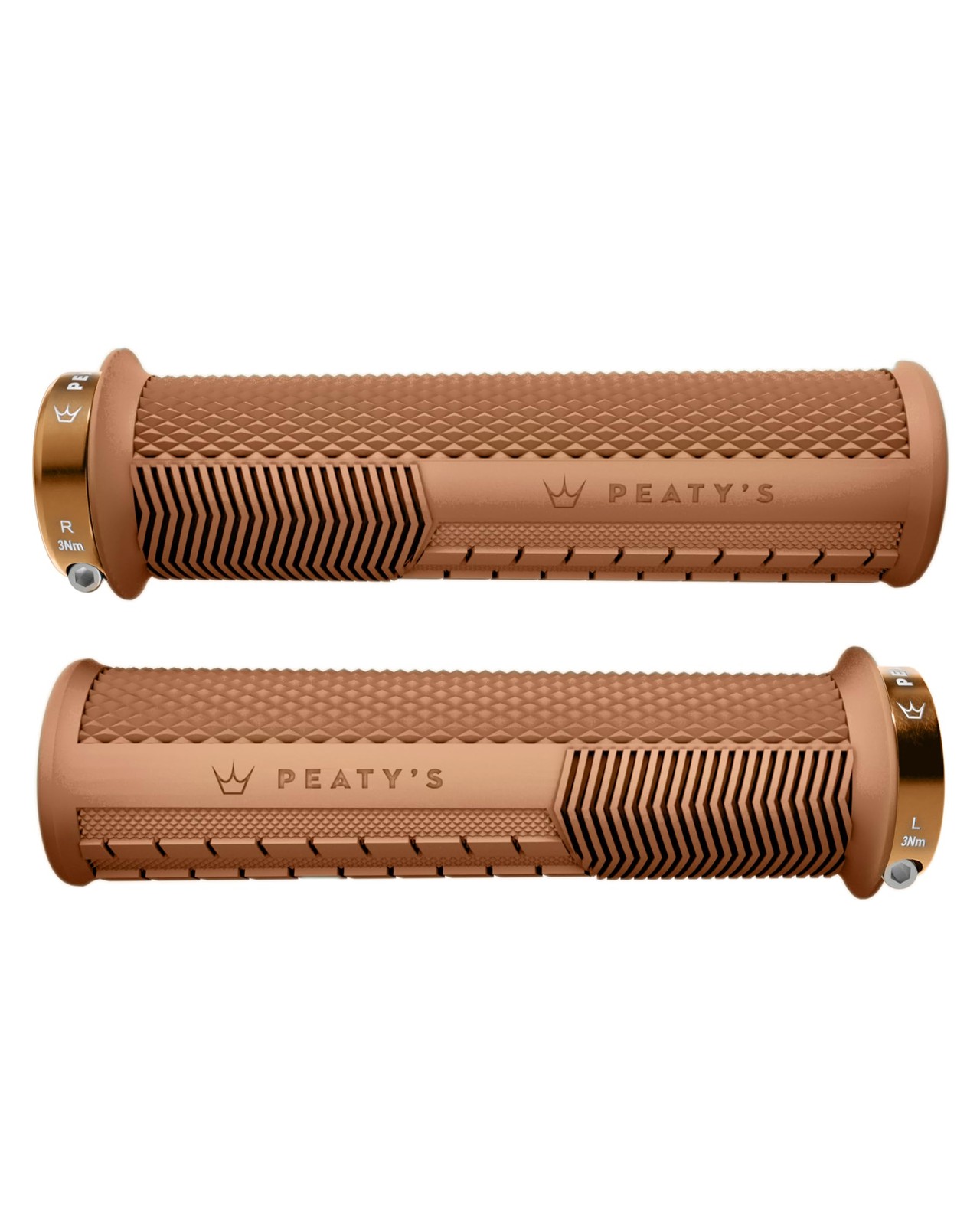 Peatys Monarch Grips - Mushroom or KnurlThick or Thin - Trail Comfort Durable 7290₽