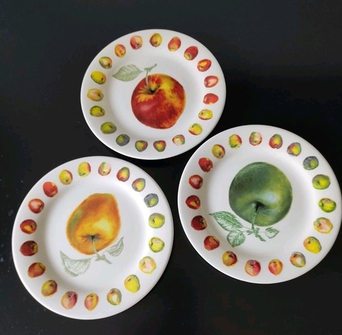 Belle Helene By Faiencerie De Gien Canopy 6.5" Plates (Set Of 3)
