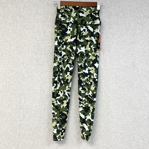 Carbon38 Camouflage 7/8 Leggings Womens XXSmall Activewear Gym Yoga Athlesiure - Picture 2 of 8