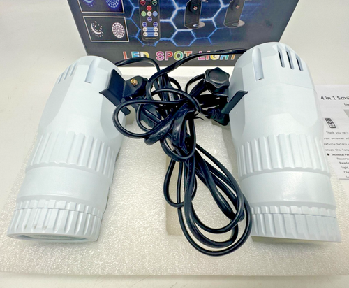 NUOVO Latta Alvor 4 in 1 LED RGBW Faretto Set Bianco Plastica 15W - Foto 4 di 6