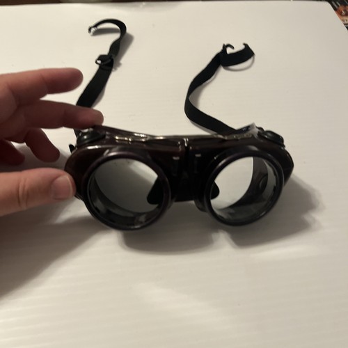 Wilson Steam Punk Schutzbrille Schutzbrille. Schöner Zustand Metallbox - Bild 2 von 10