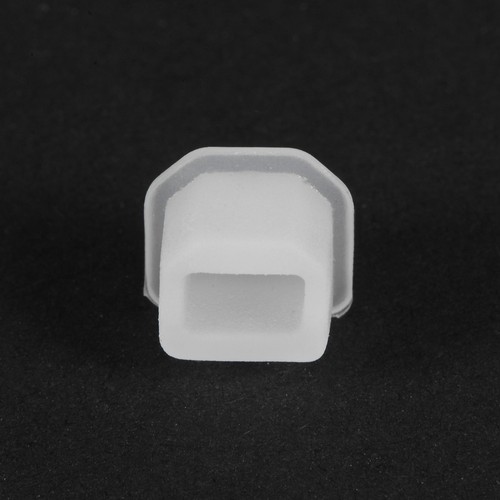 10pcs Silicone USB B Port Protectors Anti-Dust Stopper Cap Cover, Clear - Afbeelding 4 van 5