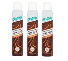 Batiste Dry Shampoo Instant Hair Refresh Dark Hair 3.81 oz 3 Pack Color Formula