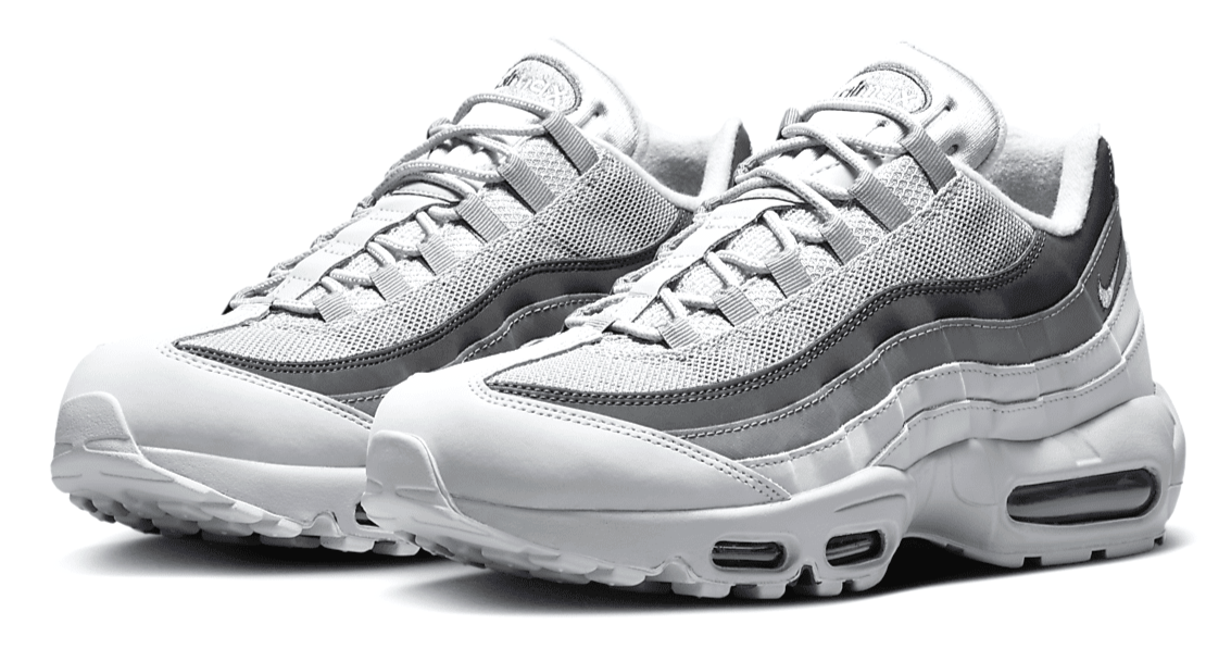 Nike Air Max 95 Triple Grey Sneakers Retro Reflective Running