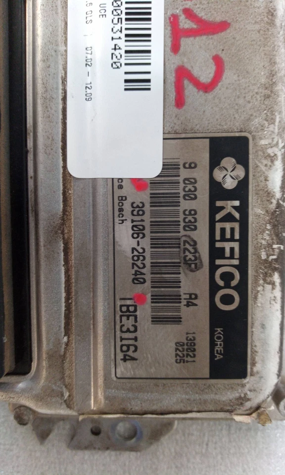 3910626240 centralina motore per HYUNDAI GETZ (TB) 2002 531420 - Immagine 3 di 4